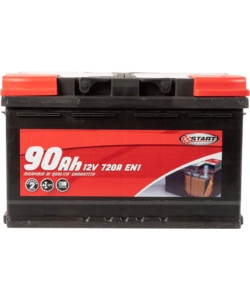 Batteria auto 90ah 12v 720a polo positivo destro cassetta l4